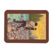 Magnet Flexible Pêche à la mouche - Montana (Horizontal)