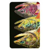 Magnet Flexible Pêche à la mouche pour truite (Vertical)