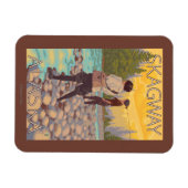 Magnet Flexible Pêche à la mouche - Skagway, Alaska (Horizontal)