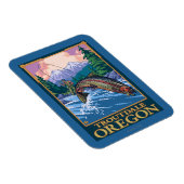 Magnet Flexible Pêche à la mouche - Troutdale, Oregon (Côté Droit)