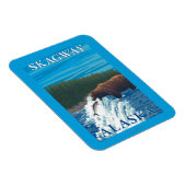 Magnet Flexible Pêche à l'ours dans la rivière - Skagway, Alaska (Côté Droit)