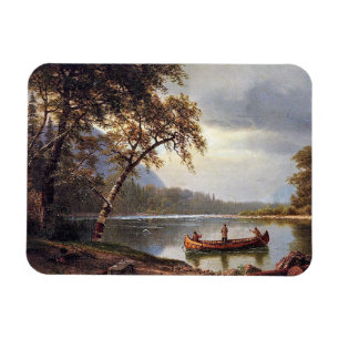 Magnet Flexible Pêche saumon sur le Cascapediac Albert Bierstadt
