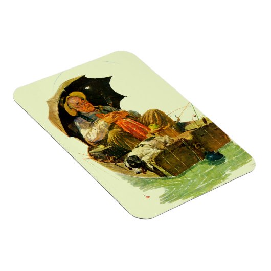 Magnet Flexible Pêche terminée (Côté Droit)