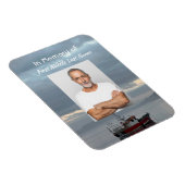 Magnet Flexible Pêcheur de bateau de pêche Memorial Keepsaké (Côté Droit)