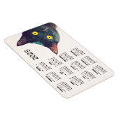 Magnet Flexible Peeking Cat Design 2025 Calendrier Carte magnétiqu (Côté Droit)