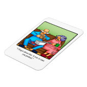 Magnet Flexible Peeking drôle avant Noël Humour Aimant Cadeau (Côté Gauche)