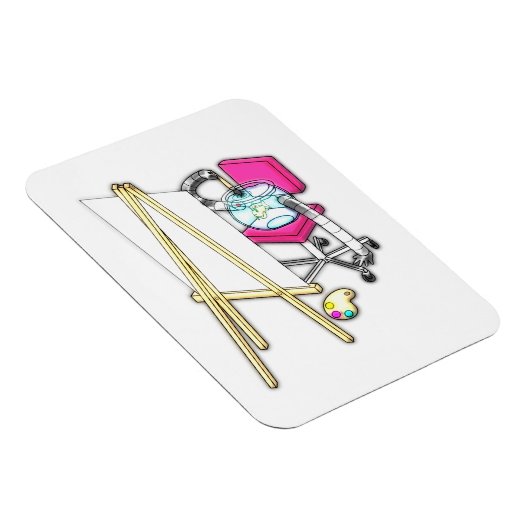 Magnet Flexible Peintre de poisson ("couleur de l'eau") - (Côté Droit)