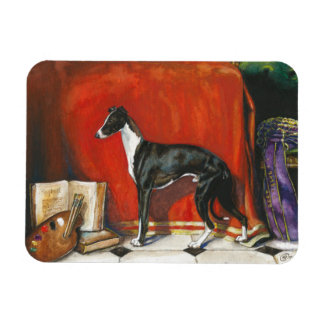 Magnet Flexible Peinture à l'aquarelle italienne Greyhound