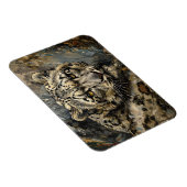 Magnet Flexible Peinture à l'huile de léopard de neige (Côté Droit)