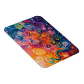Magnet Flexible Peinture à l'huile de tourbillons psychédélique (Côté Droit)