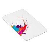 Magnet Flexible Peinture à papillon exotique Abstraite (Côté Droit)