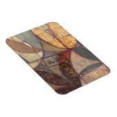 Magnet Flexible Peinture Abstraite de feuilles florales par Norman (Côté Droit)