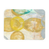 Magnet Flexible Peinture Abstraite moderne sur papier journal (Horizontal)