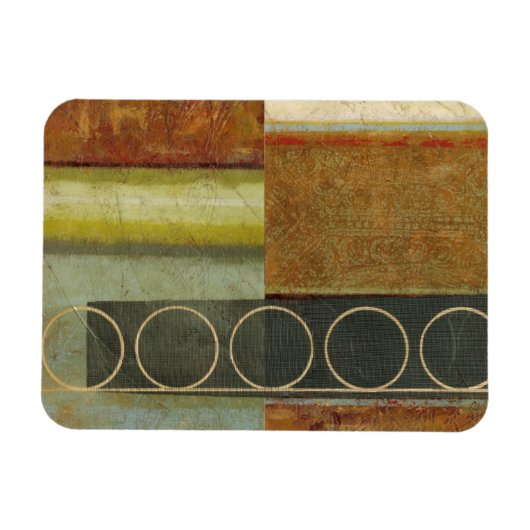 Magnet Flexible Peinture Abstraite multitexturée par Vision Studio (Horizontal)