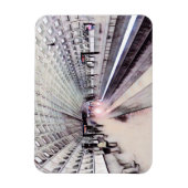Magnet Flexible Peinture aquarelle du métro Washington (Vertical)