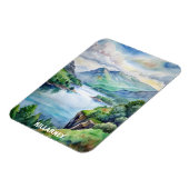 Magnet Flexible Peinture aquarelle du parc national Killarney (Côté Gauche)