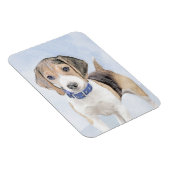 Magnet Flexible Peinture beagle - Cute Original Chien Art (Côté Droit)