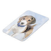 Magnet Flexible Peinture beagle - Cute Original Chien Art (Côté Gauche)