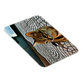 Magnet Flexible Peinture Belle Chat (Côté Droit)