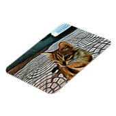Magnet Flexible Peinture Belle Chat (Côté Gauche)