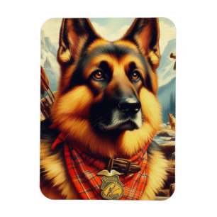 Magnet Flexible Peinture berger vintage allemande