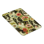 Magnet Flexible Peinture Collie vintage (Côté Droit)