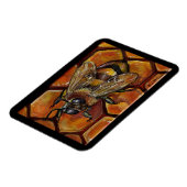 Magnet Flexible Peinture d'abeilles de miel (Côté Gauche)