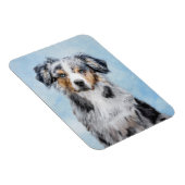 Magnet Flexible Peinture de berger américaine miniature - L'art du (Côté Droit)