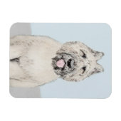 Magnet Flexible Peinture de Bouvier des Flandres - Art original de (Horizontal)