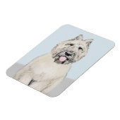 Magnet Flexible Peinture de Bouvier des Flandres - Art original de (Côté Gauche)