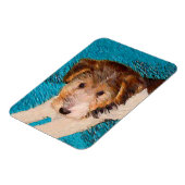 Magnet Flexible Peinture de chiot Terrier Fox - Art de chien origi (Côté Gauche)