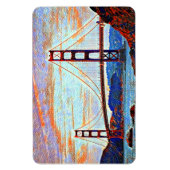 Magnet Flexible Peinture de golden gate bridge (Vertical)