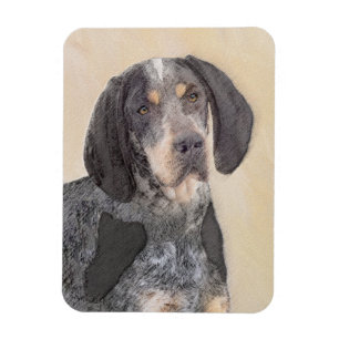 Magnet Flexible Peinture de linge bluetick - mignon chien original