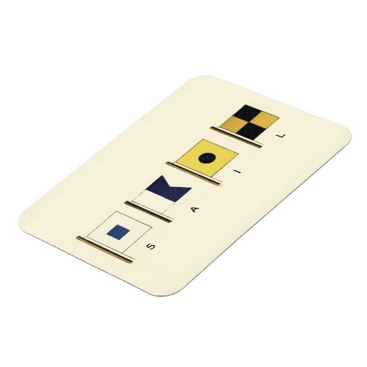 Magnet Flexible Peinture de quatre drapeaux avec voile écrite sous (Côté Gauche)