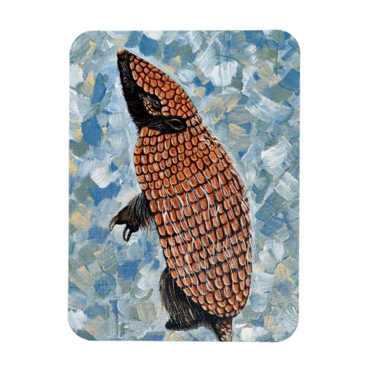 Magnet Flexible Peinture de Tatou (Vertical)