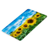 Magnet Flexible Peinture de tournesols (Côté Gauche)