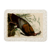 Magnet Flexible Peinture d'oiseaux sauvages de Turquie Audubon (Horizontal)