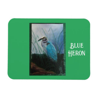 Magnet Flexible Peinture d'un aimant flexible de Héron Bleu