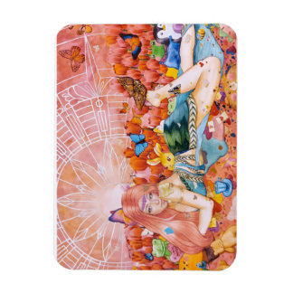 Magnet Flexible Peinture d'une femme titre : L'Après-midi