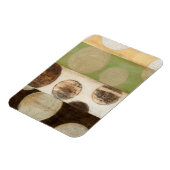 Magnet Flexible Peinture en panneau de bois de tonalité Terre avec (Côté Gauche)