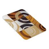 Magnet Flexible Peinture moderne avec Motifs circulaires (Côté Droit)