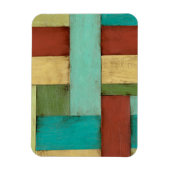 Magnet Flexible Peinture multicolore sur les côtes contemporaines (Vertical)