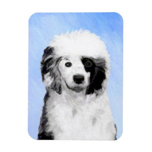 Magnet Flexible Peinture Portugaise de Chien d'Eau - Art original 