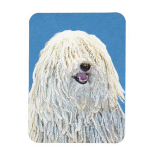 Magnet Flexible Peinture Puli - Cute Original Chien Art