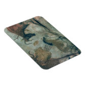 Magnet Flexible Peinture rocheuse montrant un cheval et une vache, (Côté Droit)