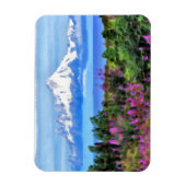 Magnet Flexible Peinture sauvage surréelle en Alaska (Vertical)