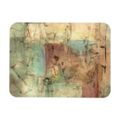 Magnet Flexible Peinture sur la Terre avec surface fissurée (Horizontal)