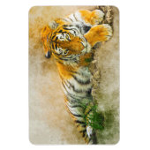 Magnet Flexible Peinture sur tigre (Vertical)
