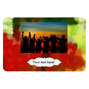 Magnet Flexible Peinture verte rouge