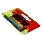 Magnet Flexible Peinture verte rouge (Côté Droit)